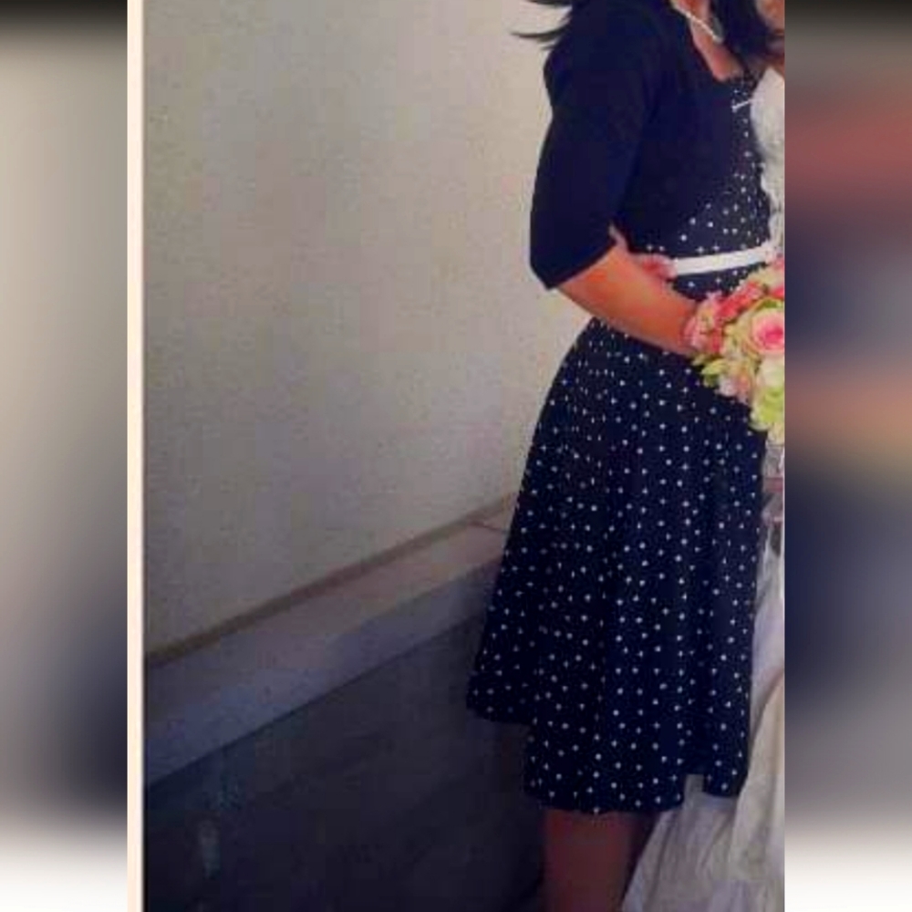Stop staring clothing polka dot dress (size M)